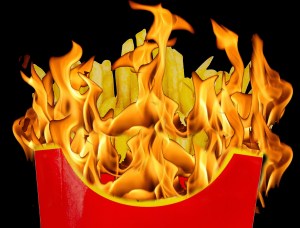 French fries in fiamme 2