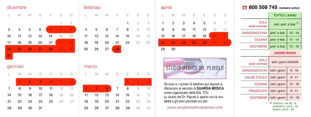 CALENDARIO Guardia Medica - DEF